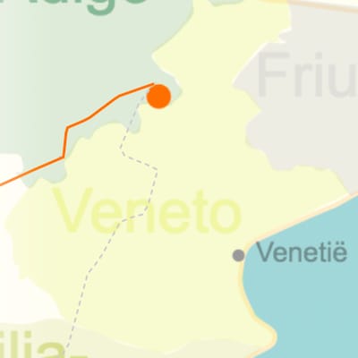kaart van Veneto